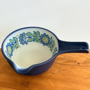 Vintage Figgjo Tor Viking Small Skillet Butter Melter Norwegian Flameware Pan