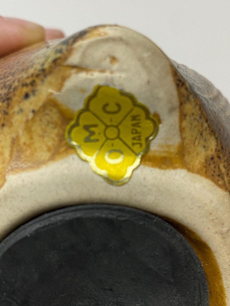 Otagiri Big Eyed Owl Coin Bank Japan Stoneware Pottery MCM Vintage 5 ...