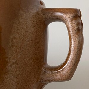 Frankoma Plainsman Brown 5C Coffee Mug Speckled Glaze Stoneware Set of 7 imagem 4