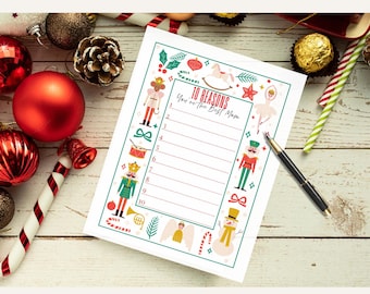 Du bist die Beste Mama Printable | Weihnachten Mom Geschenke | Urlaub | Fill-In-The-Blank | Nussknacker |  | Sofortiger digitaler Download
