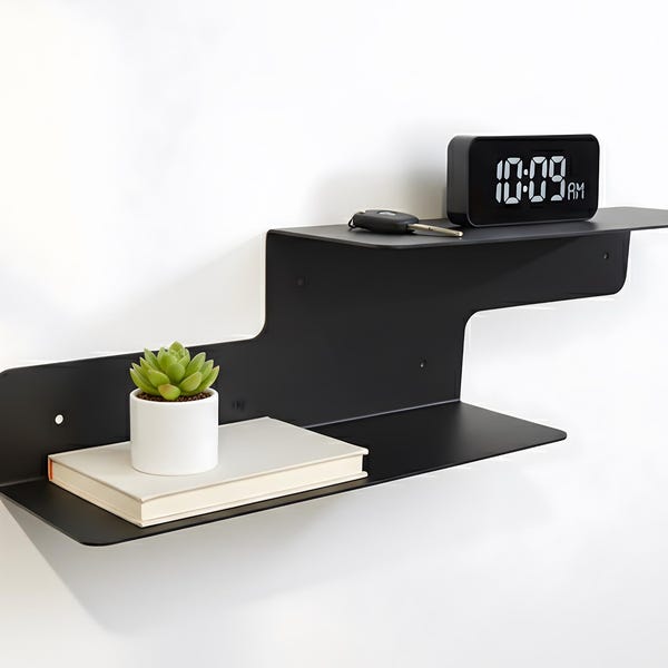 Floating Nightstand, Bedside Storage Shelf, Bedroom Decor, Wall Shelf