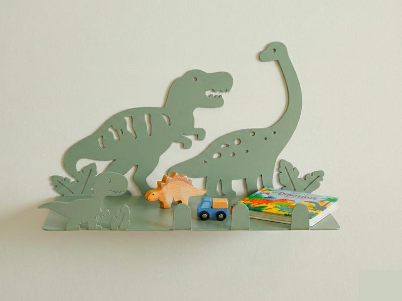 Dinosaur Wall Shelf, Toniebox Shelf: Kids Room Decor, Playful Kids ...