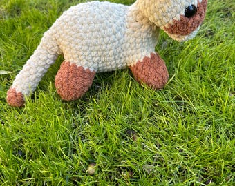 Handgemaakte gehaakte knuffel fret – amigurumi-fret – zachte knuffel