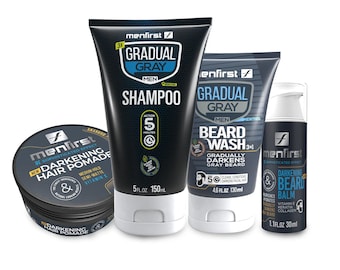Menfirst Gradual Gray - Ultimate Gray Coverage Kit - 3-in-1...