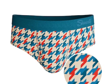 The Swanky | Retro Houndstooth Ball Hammock® Pouch Underwear Briefs