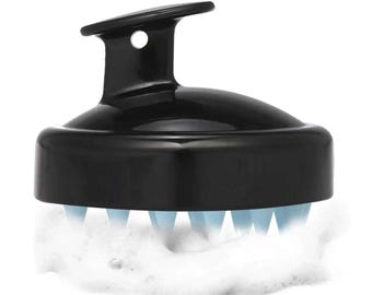 MenFirst Scalp Brush Massager Black Hair Care Tool Pro