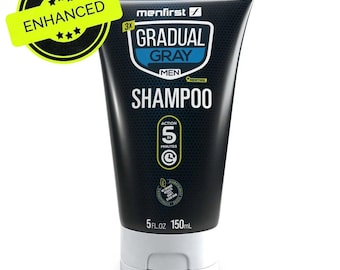 Menfirst Gradual Gray Shampoo Men's Hair Darkening Shampoo with Menthol