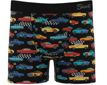 The Start Your Engines | Racecar Boy's Boxer Briefs