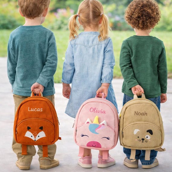 animal kids backpack Fisyme Vintage Farm Animals Schoolbag Daypack Toddler Travel School Bag Small Mini Backpacks for Kindergarten Preschool Nursery Boys Girls : Electronics dark backpacks feature a material that needs to charge under bright light for approximately half an hour to glow properly Toddler Backpack with Plush Dog
