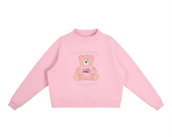 Essential Fleece Mock-Neck Crew Sweatshirt - No Valentine, No Problem