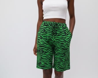 Ankara Kurze Wax Print Afrikanische Mode Frauen Casual Shorts