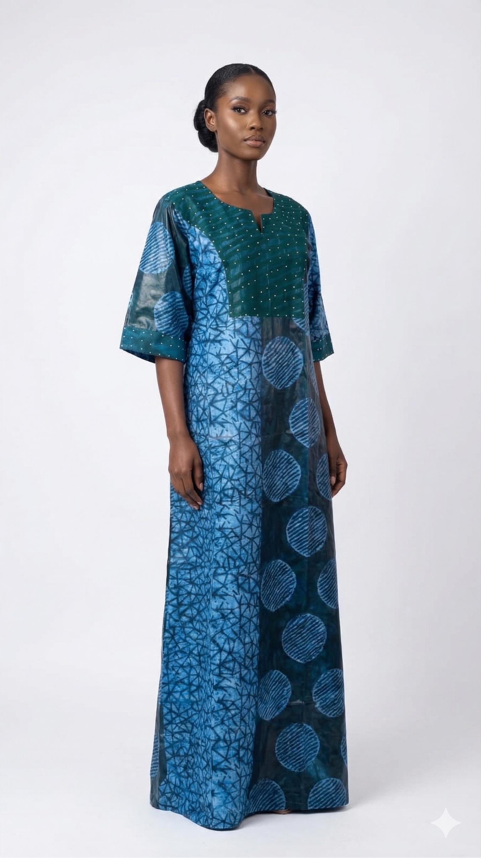 Blue Batik Dress - Etsy Singapore