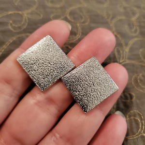Vintage Hickok USA Cufflinks, silver square vintage cufflinks, made in USA, Hickok cufflinks, cuff links
