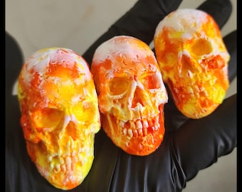 Candy Corn Skulls