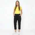 Ladies Cherry Berry Trousers Women Capri Crop Pant Three Quarter 3/4 Length