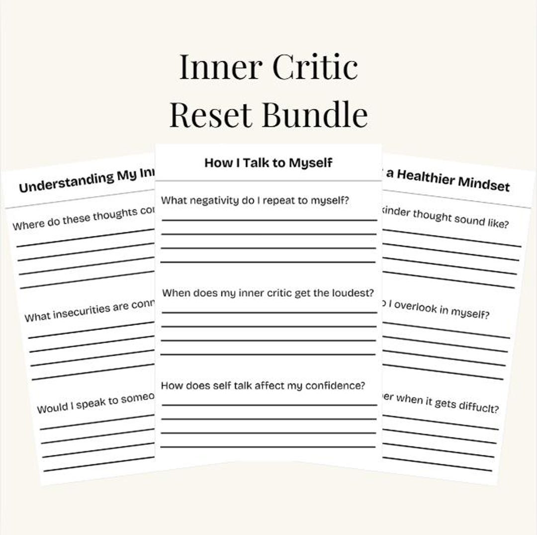 Inner Critic Reset Bundle - Etsy