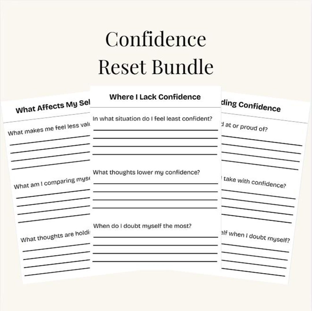 Confidence Reset Bundle - Etsy