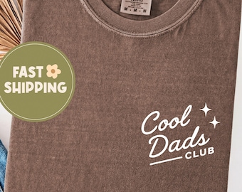 Cool Dads Club Shirt, Minimalist Pocket Dad Tee, Father’s Day Gift For Him, Trendy Dad Shirt Comfort Colors Style, Casual retro dad fashion