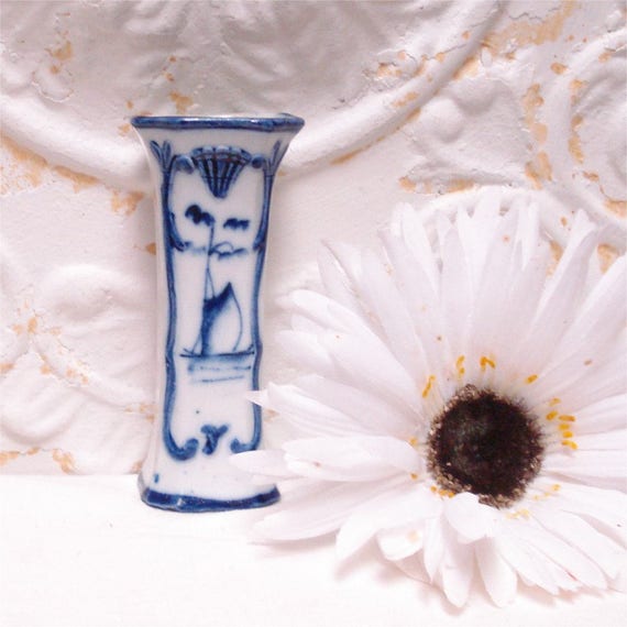 Antique Miniature 4 Inch Bud Vase Marked Cobalt Germany 2674 Etsy