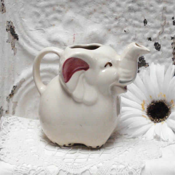 4 3/4 Shawnee Elephant Creamer Pitcher