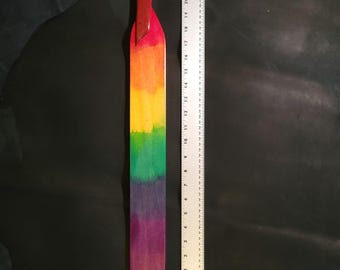 Regenbogen Paddel, glattes komfortables Holzspielzeug