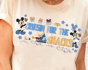 Disney Cruise för snacks Mickey Minnie T-shirt, Disney Cruise 2026 T-shirt, Disney Cruise familjematchningskjorta, Wish Magic Fantasy