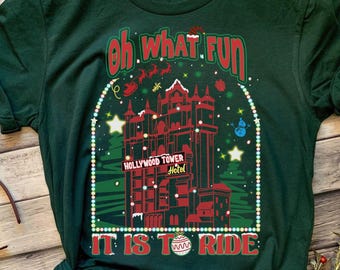 Disney Hollywood Studios Oh What Fun It Is To Ride Christmas Sweatshirt, Disney Jollywood Nights 2026 Trip Shirt, Disney Family Xmas Holiday