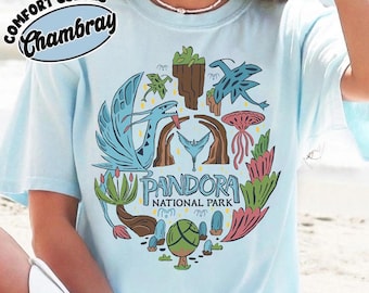 Disney Karaoke Feuer und Asche Pandora National Park T-Shirt, Disneyland Karaoke Land Pandora Familie Reise Shirt, Disney World Die Welt von Avatar