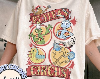 Disney Pixar A Bug's Life PT Flea's Circus T-shirt, Disneyland A Bug's Land familjekläder, Animal Kingdom, Heimlich Flik Hopper Bug-tröja