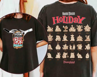 Haunted mansion Holiday Gingerbread House Christmas 2-sided Shirt, welcome foolish mortals Shirt, Mickey's Very Merry Christmas Party Shirt