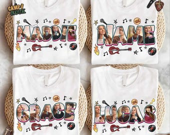 Personalized Disney Camp Rock 3 Movie Custom Name T-Shirt, Disneyland Family Trip Matching Shirt, Camp Rock Music Festival Tour 2026 Shirt