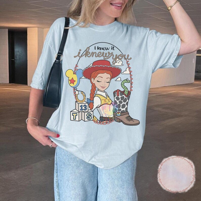 Toy Story 5 I knew it I knew you Jessie cowgirl T-Shirt, You've Got A Friend In me Shirt, Disneyland Toy Story Land Family Matching Shirt image 5