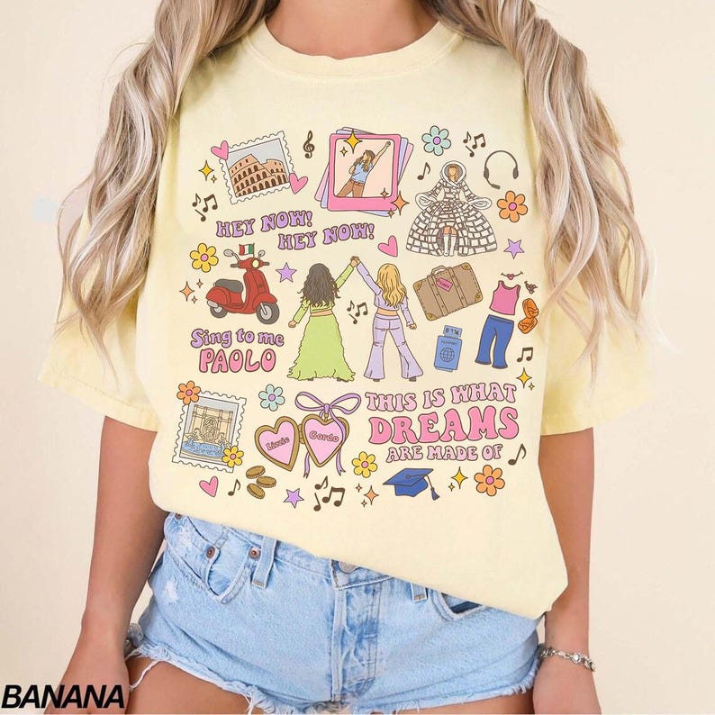 Disney Channel Film Lizzie McGuire Retro T-Shirt, Disneyland Familie Passendes Shirt, Disney Nostalgie ist, was Träume aus Shirt gemacht werden Bild 5