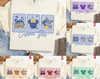 Custom Disney Cheer Competition 2026 Coquette Bow T-Shirt, UCA National High School Cheerleading Championship Shirt, The Cheerleading Worlds
