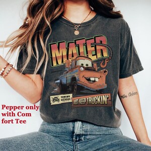 Disney Pixar Cars Tow Mater Just Keep Truckin T-Shirt, Disneyland California Adventure Cars Land Shirt, Cars McQueen Geburtstags-T-Shirt, BTW Reise Bild 2
