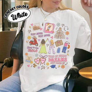 Disney Channel Film Lizzie McGuire Retro T-Shirt, Disneyland Familie Passendes Shirt, Disney Nostalgie ist, was Träume aus Shirt gemacht werden Bild 3