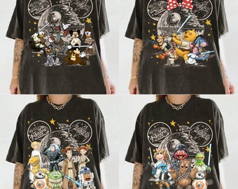 Disney Charakter Kostüm Star Wars Signature T-Shirt, Star Wars Hollywood studios Trip, May The 4th Be With You, Pooh und Friends Star Wars