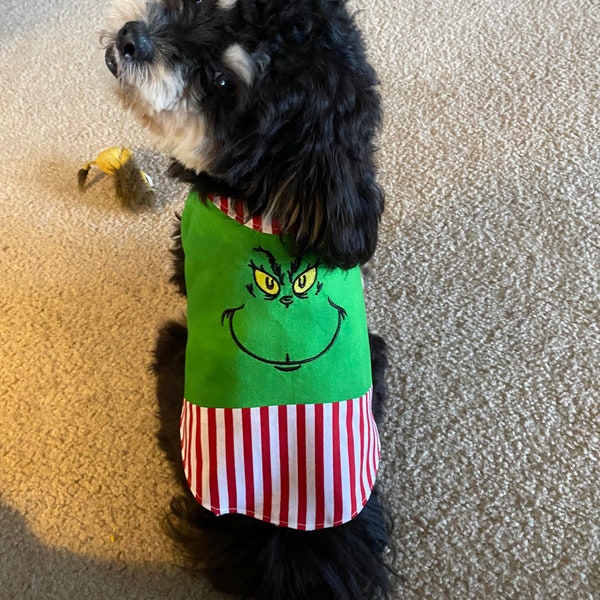 Grinch Dog Costume Etsy