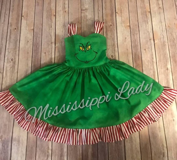 Grinch christmas dress online