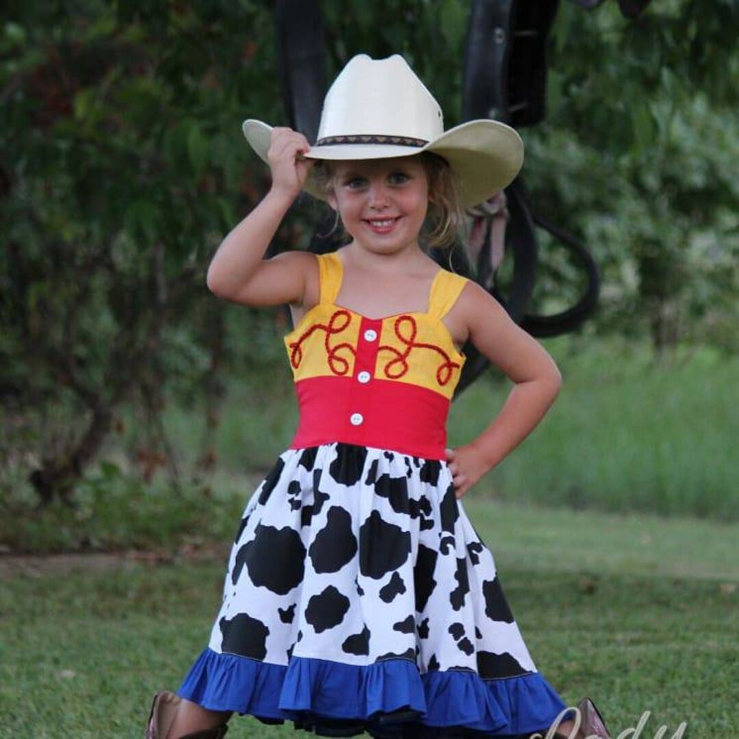 Jessie Inspired Little Girl Dress Etsy