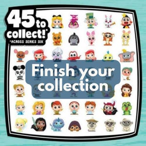 Disney Doorables Serie 6 / Elige tu personaje / Figuras raras y comunes / Completa tu colección / Mini juguetes Disney