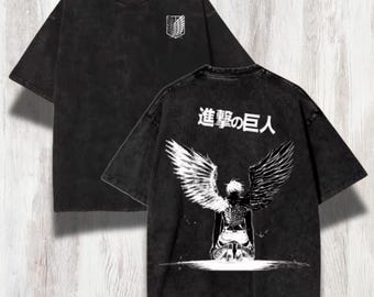 Acid Wash Dark Jungle Acid Wash Oversize Tişört - Flaw Wear