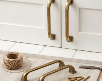 Moderner Aluminiumschrank Griff: Gold, antikes Gold, Chrom-Schubladenknauf