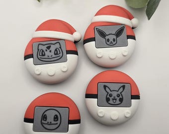 Poke Ball Fidget Clicker, Stress Relief Toy, Stocking Stuffer, Sensory fidget clicker