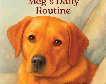 Libro de tapa dura "La rutina diaria de Meg" - Firmado por la autora