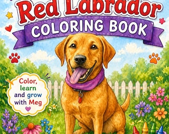 Meg the Red Labrador Coloring Book