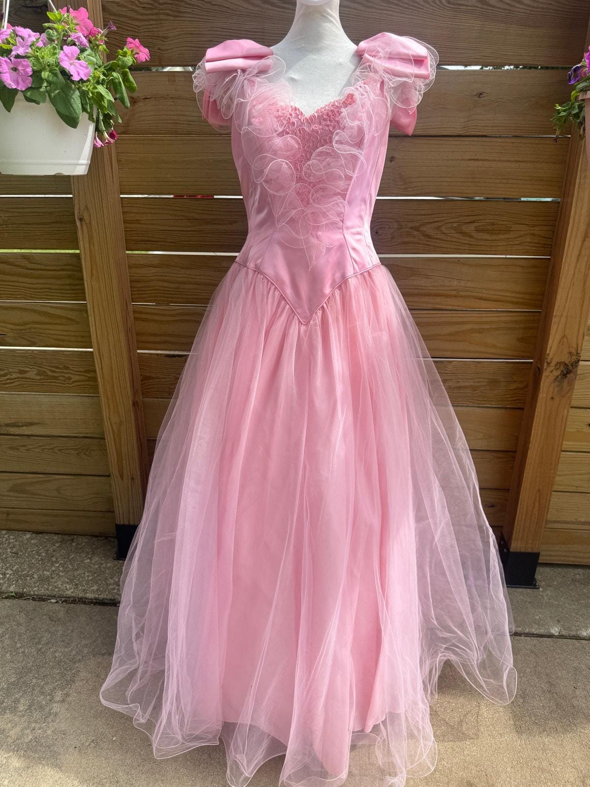 pink 80s prom dress 80s prom dress | Jan Camilleri