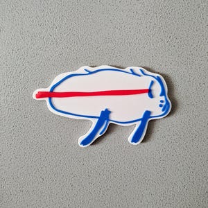 Bills Magnet Inspired by Josh Allen Drawing