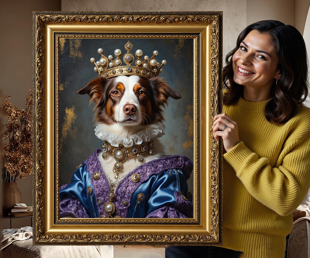 Custom Pet Portrait | Royal Dog Art | Renaissance Pet Painting | Regal ...