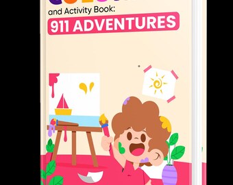 911 Abenteuer Kinder Malbuch